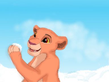 Киара и снег